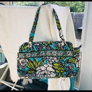 Vera Bradley Island Blooms Shoulder Bag